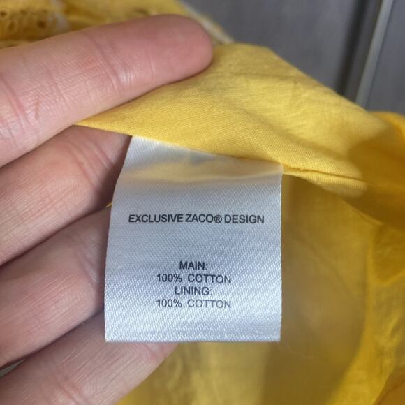 NWT ZaCo Musee Dress Cutout Floral Embroidered Mini Women's XL - Picture 8 of 9